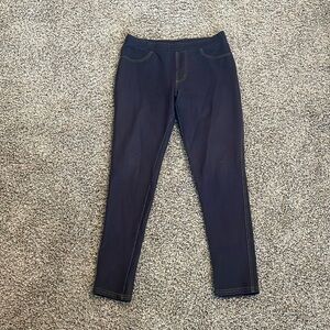 Dark Blue Denim Jeggings - Size M